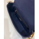 Replica Fendi Medium Baguette FF Bag Blue Replica Fendi Medium Baguette FF Bag Blue