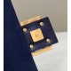 Replica Fendi Medium Baguette FF Bag Blue Replica Fendi Medium Baguette FF Bag Blue