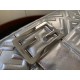 Replica Baguette Large Bag Lambskin With FF Motif Silver Fake Baguette Large Bag Lambskin With FF Motif Silver Replica