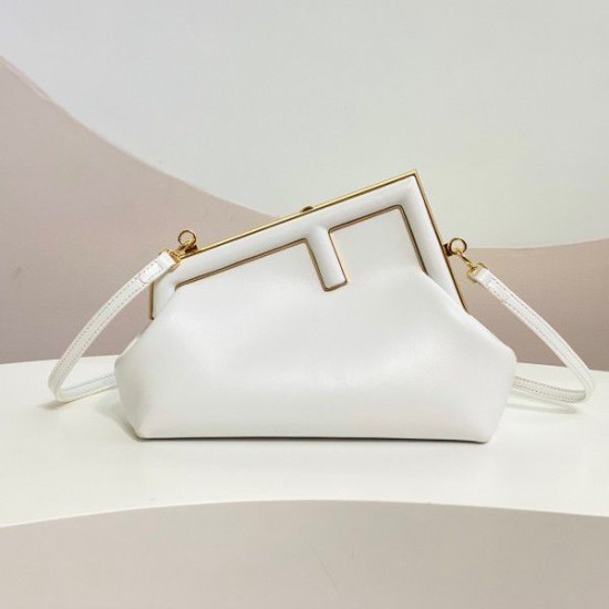 Replica First Small Bag In Mint Nappa Leather White Fake First Small Bag In Mint Nappa Leather White Replica