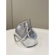 Replica First Small Bag Silver Laminated Leather Fake First Small Bag Silver Laminated Leather Replica