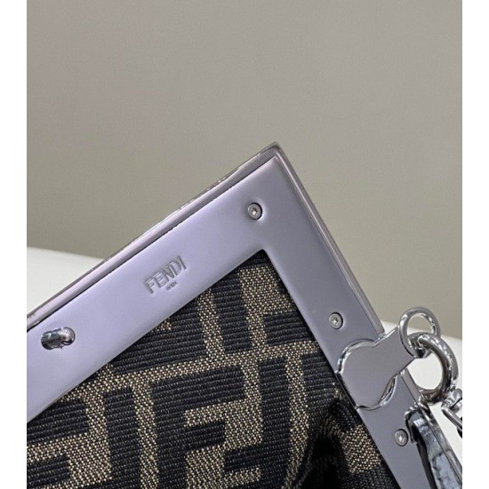 Replica First Small Bag Silver Laminated Leather Fake First Small Bag Silver Laminated Leather Replica
