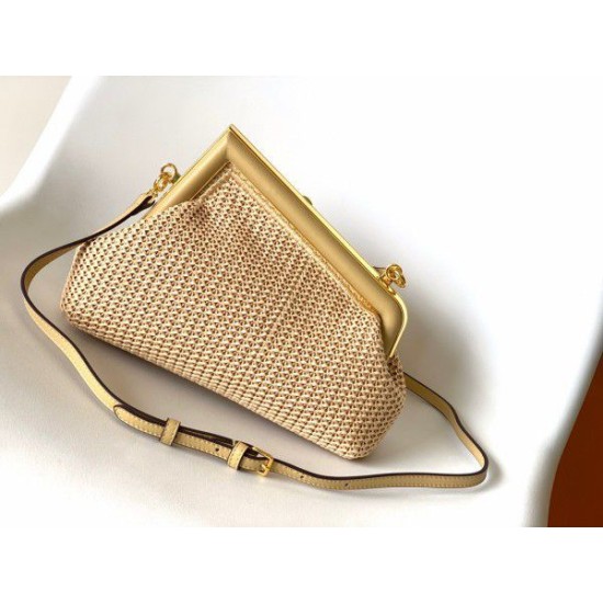 Fake First Small Bag Raffia Macrame Beige Replica Fake First Small Bag Raffia Macrame Beige Replica