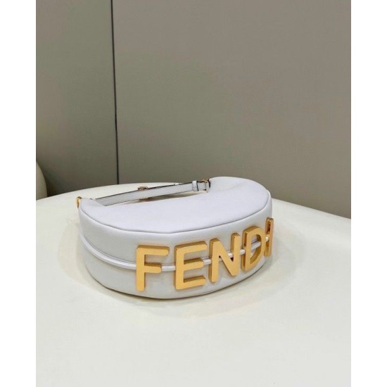 Fake Fgraphy Small Hobo Bag White Replica Replica Fgraphy Small Hobo Bag White