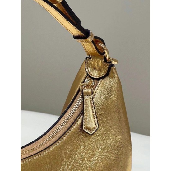 Replica Fgraphy Small Hobo Bag Gold Replica Fgraphy Small Hobo Bag Gold