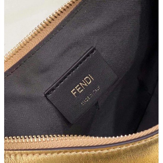 Replica Fgraphy Small Hobo Bag Gold Replica Fgraphy Small Hobo Bag Gold