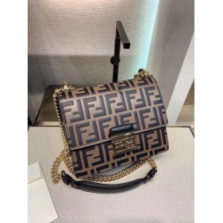 Fake Small Kan U Bag In Calfskin Embossed With FF Replica Fake Small Kan U Bag In Calfskin Embossed With FF Replica