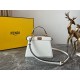 Fake Peekaboo ISeeU Petite Bag Nappa Leather White Replica Replica Peekaboo ISeeU Petite Bag Nappa Leather White
