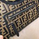 Replica FF Logo Runaway Shopper Bag Brown Replica FF Logo Runaway Shopper Bag Brown