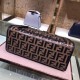 Replica FF Logo Runaway Shopper Bag Brown Replica FF Logo Runaway Shopper Bag Brown