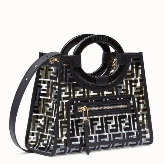 Fake Small PU Runaway Shopper Bag Black Replica Replica Small PU Runaway Shopper Bag Black