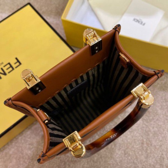 Replica Mini Sunshine Shopper Bag Brown Fake Mini Sunshine Shopper Bag Brown Replica