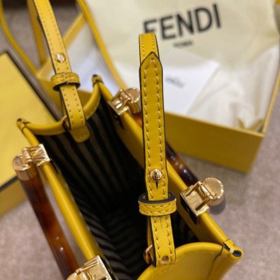 Fake Mini Sunshine Shopper Bag Yellow Replica Replica Mini Sunshine Shopper Bag Yellow