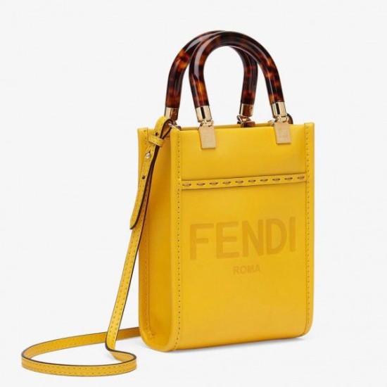 Fake Mini Sunshine Shopper Bag Yellow Replica Replica Mini Sunshine Shopper Bag Yellow