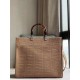 Fake Sunshine Medium Shopper FF Fabric Bag Beige Replica Fake Sunshine Medium Shopper FF Fabric Bag Beige Replica