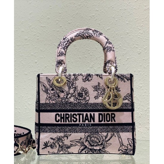 Fake Christian Dior Medium Lady D-Lite Bag Cream Replica Replica Christian Dior Medium Lady D-Lite Bag Cream