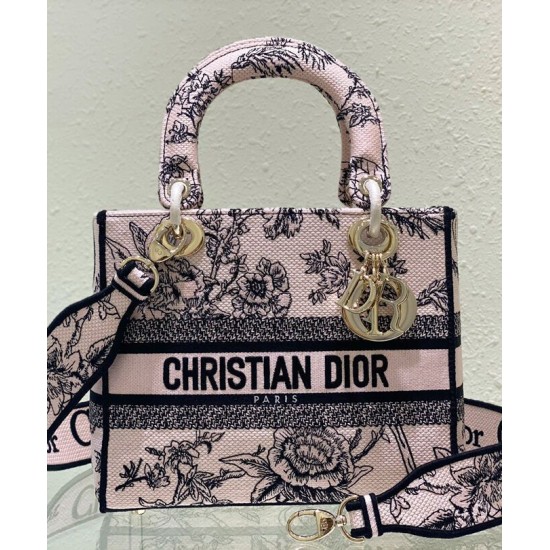 Fake Christian Dior Medium Lady D-Lite Bag Cream Replica Replica Christian Dior Medium Lady D-Lite Bag Cream