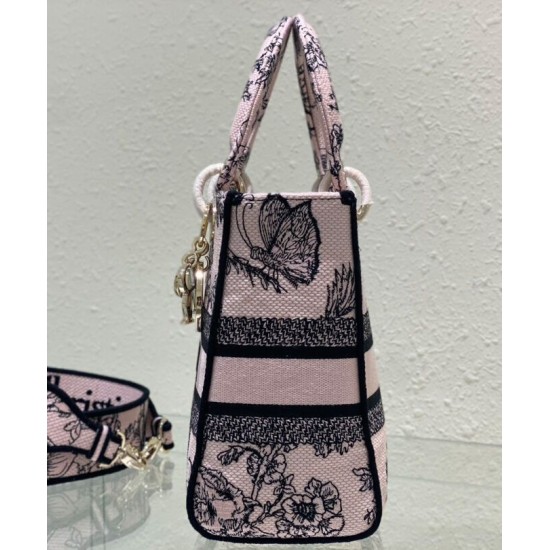 Fake Christian Dior Medium Lady D-Lite Bag Cream Replica Replica Christian Dior Medium Lady D-Lite Bag Cream