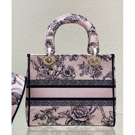 Fake Christian Dior Medium Lady D-Lite Bag Cream Replica Replica Christian Dior Medium Lady D-Lite Bag Cream