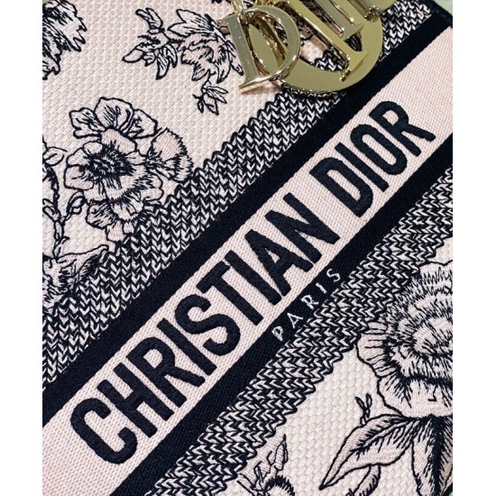 Fake Christian Dior Medium Lady D-Lite Bag Cream Replica Replica Christian Dior Medium Lady D-Lite Bag Cream
