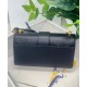 Fake Christian Dior 30 Montaigne East-West Bag With Chain Black Replica Replica Christian Dior 30 Montaigne East-West Bag With Chain Black