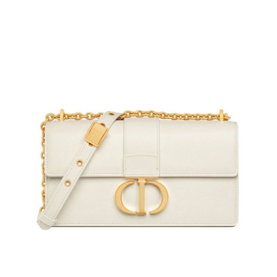 Replica Christian Dior 30 Montaigne East-West Bag With Chain Cream Fake Christian Dior 30 Montaigne East-West Bag With Chain Cream Replica