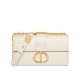 Replica Christian Dior 30 Montaigne East-West Bag With Chain Cream Fake Christian Dior 30 Montaigne East-West Bag With Chain Cream Replica