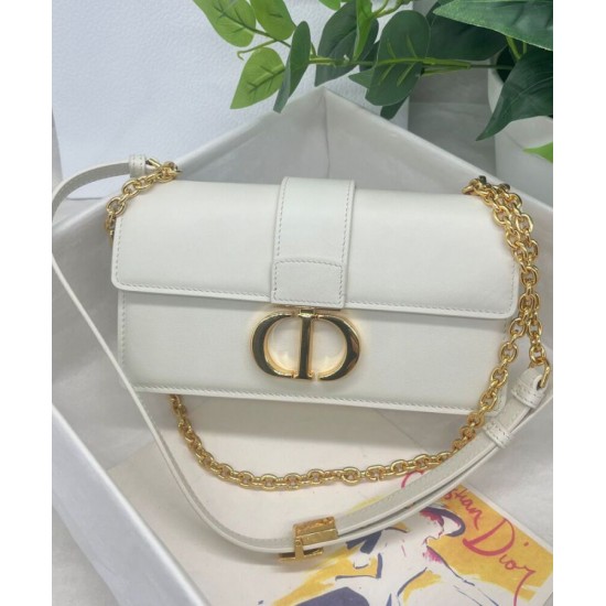 Replica Christian Dior 30 Montaigne East-West Bag With Chain Cream Fake Christian Dior 30 Montaigne East-West Bag With Chain Cream Replica