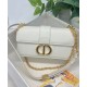 Replica Christian Dior 30 Montaigne East-West Bag With Chain Cream Fake Christian Dior 30 Montaigne East-West Bag With Chain Cream Replica