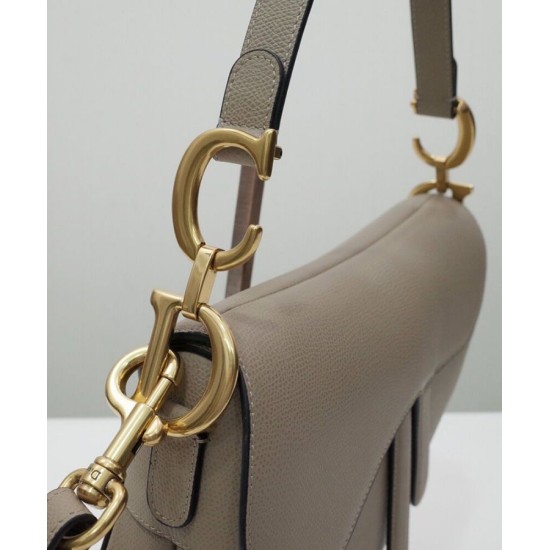 Replica Christian Dior Saddle Bag With Strap Apricot Replica Christian Dior Saddle Bag With Strap Apricot