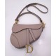Fake Christian Dior Saddle Bag With Strap Dark Coffee Replica