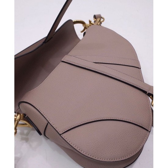 Fake Christian Dior Saddle Bag With Strap Dark Coffee Replica