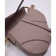 Fake Christian Dior Saddle Bag With Strap Dark Coffee Replica