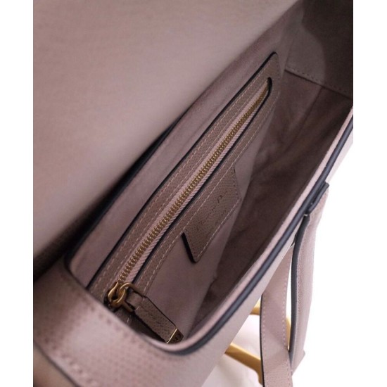 Fake Christian Dior Saddle Bag With Strap Dark Coffee Replica