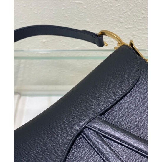 Fake Christian Dior Saddle Bag With Strap Black Replica Replica Christian Dior Saddle Bag With Strap Black