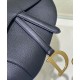 Fake Christian Dior Saddle Bag With Strap Black Replica Replica Christian Dior Saddle Bag With Strap Black