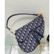 Replica Christian Dior Saddle Bag With Strap Dark Blue Replica Christian Dior Saddle Bag With Strap Dark Blue