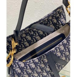 Replica Christian Dior Saddle Bag With Strap Dark Blue Replica Christian Dior Saddle Bag With Strap Dark Blue