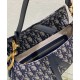 Replica Christian Dior Saddle Bag With Strap Dark Blue Replica Christian Dior Saddle Bag With Strap Dark Blue