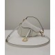 Replica Christian Dior Mini Saddle Bag With Strap White Replica Christian Dior Mini Saddle Bag With Strap White