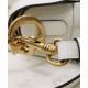 Replica Christian Dior Mini Saddle Bag With Strap White Replica Christian Dior Mini Saddle Bag With Strap White