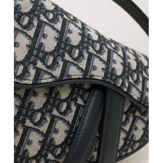 Replica Christian Dior Mini Saddle Bag With Strap Dark Blue Fake Christian Dior Mini Saddle Bag With Strap Dark Blue Replica