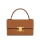 Replica Celine Box Triomphe In Natural Calfskin Coffee