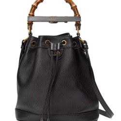 Replica Gucci Diana Small Bucket Bag 724652 Black