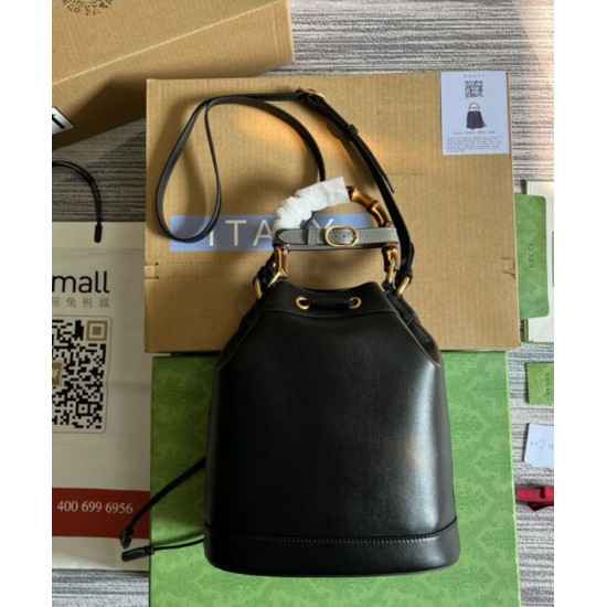 Fake Gucci Diana Small Bucket Bag 724652 Black Replica Replica Gucci Diana Small Bucket Bag 724652 Black