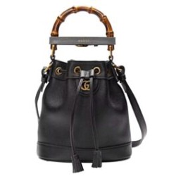Replica Gucci Diana Mini Bucket Bag 724667 Black