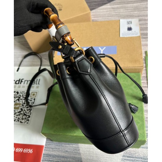 Fake Gucci Diana Mini Bucket Bag 724667 Black Replica Replica Gucci Diana Mini Bucket Bag 724667 Black