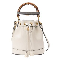 Replica Gucci Diana Mini Bucket Bag 724667 White