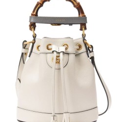 Replica Gucci Diana Mini Bucket Bag 724667 White