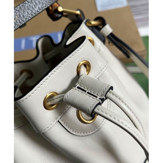 Replica Gucci Diana Mini Bucket Bag 724667 White Replica Gucci Diana Mini Bucket Bag 724667 White